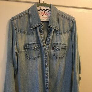 Levi's women's denim shirt
